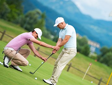 Private golf lesson at Learn 2 Golf Academy